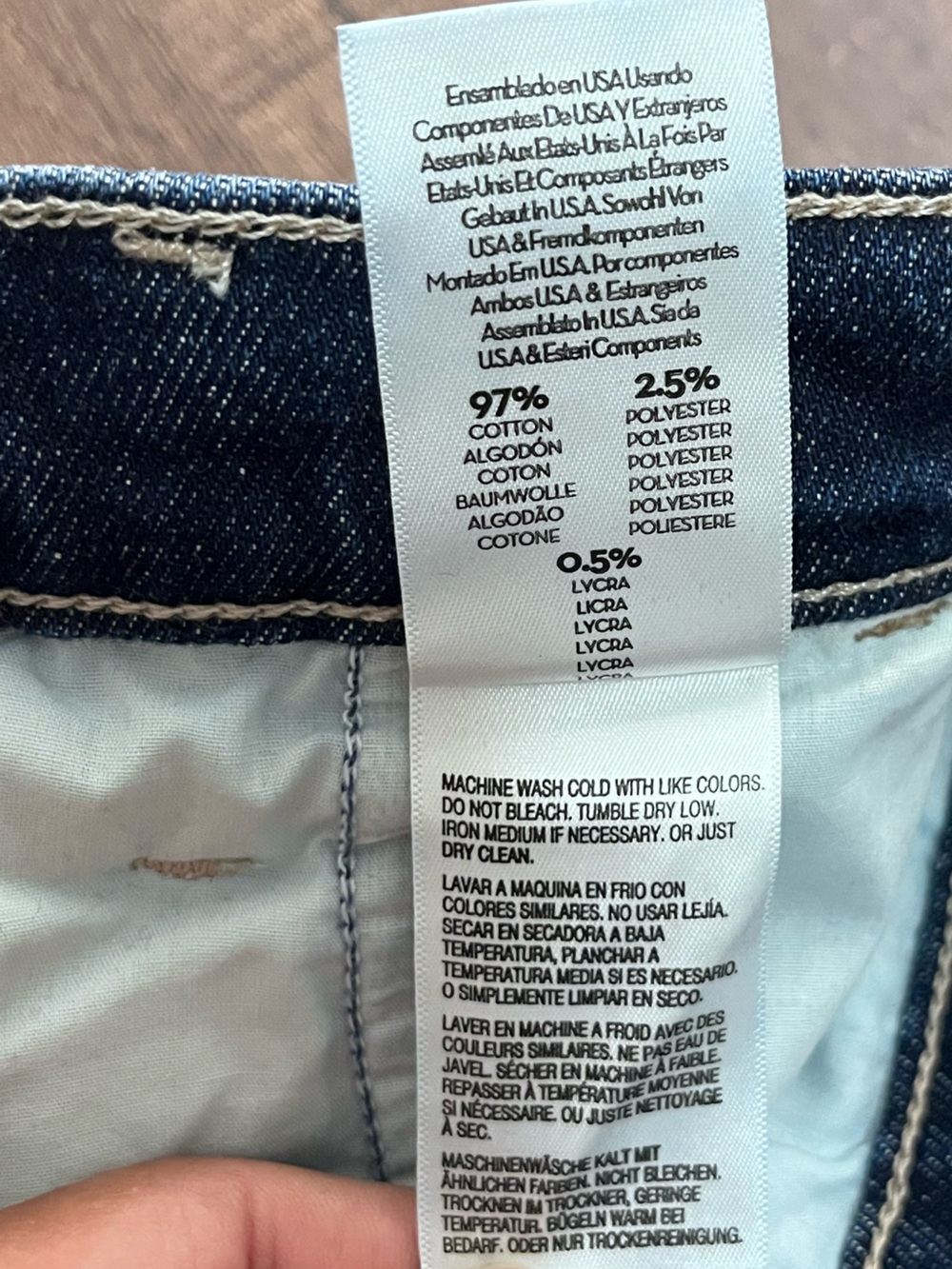 MOTHER Deep Blue The Dodger Prep Ankle Jeans 29 - Picture 9 of 14
